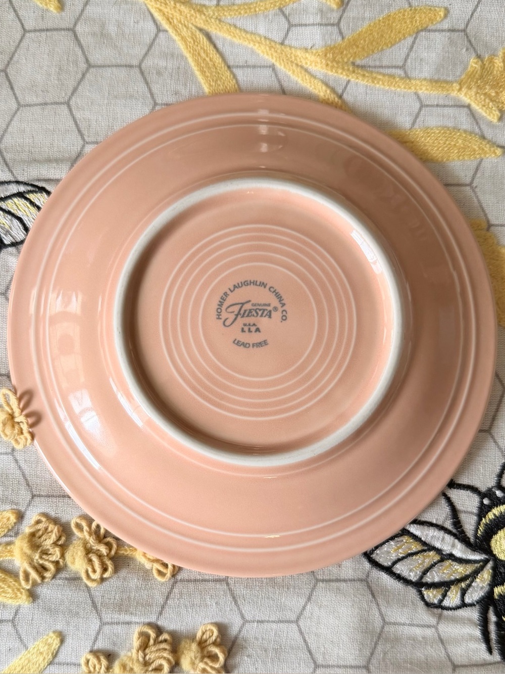Fiesta Fiestaware Apricot 7 1/2” Dessert Plate - Excellent Condition - Picture 2 of 2